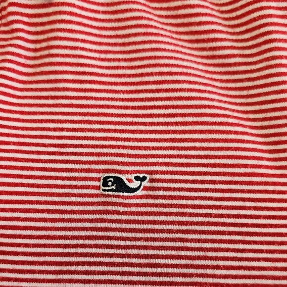 Vineyard Vines Kids Red Striped Polo Shirt - Picture 3 of 5